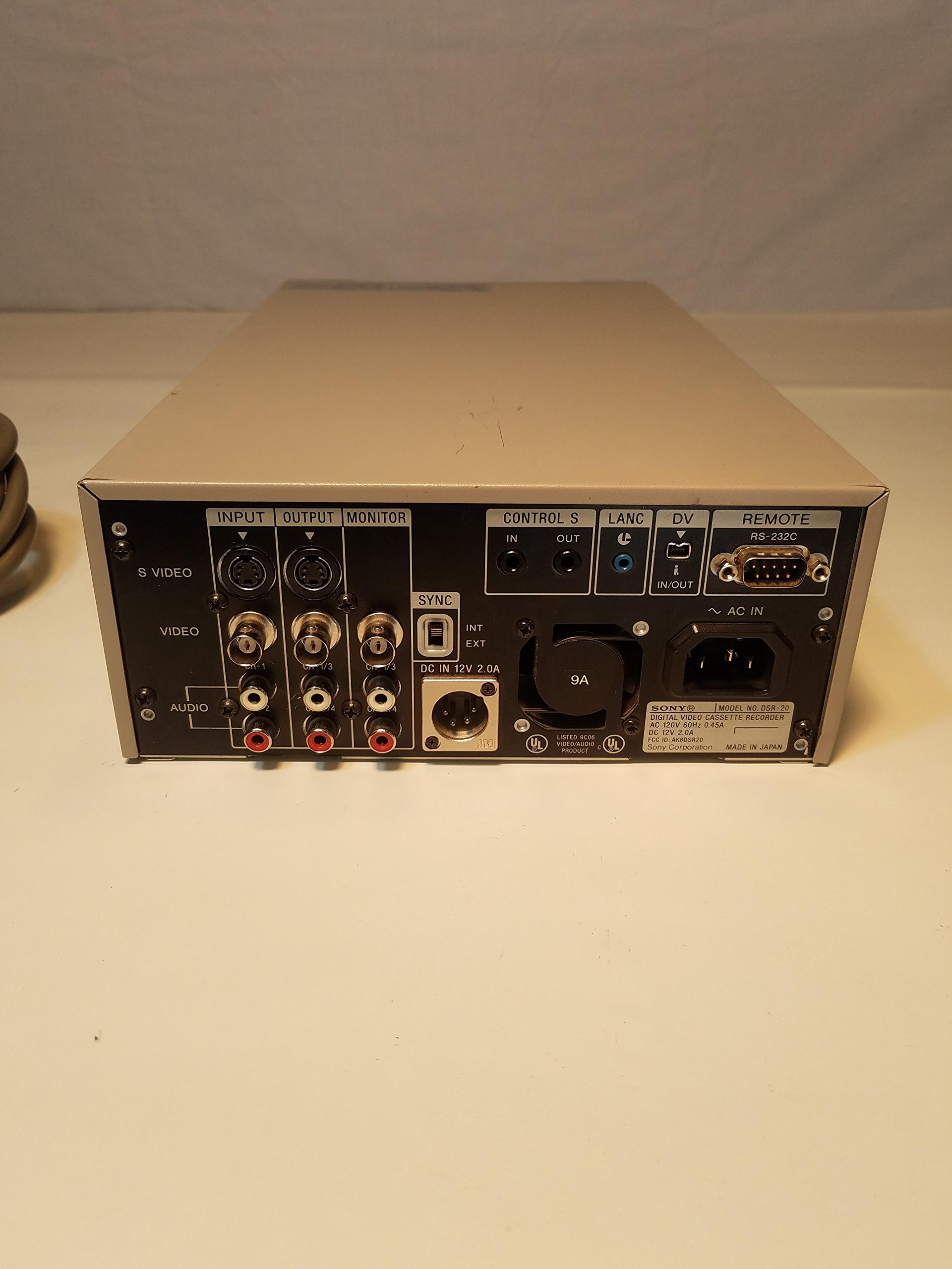 Amazon | SONY DSR-20 業務用 DVCAM ビデオデッキ | Sony | ビデオカメラ