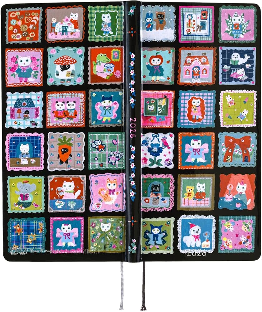 Amazon.co.jp: ほぼ日手帳 2026 weeks 北岸由美/しろねこのまいにち 1