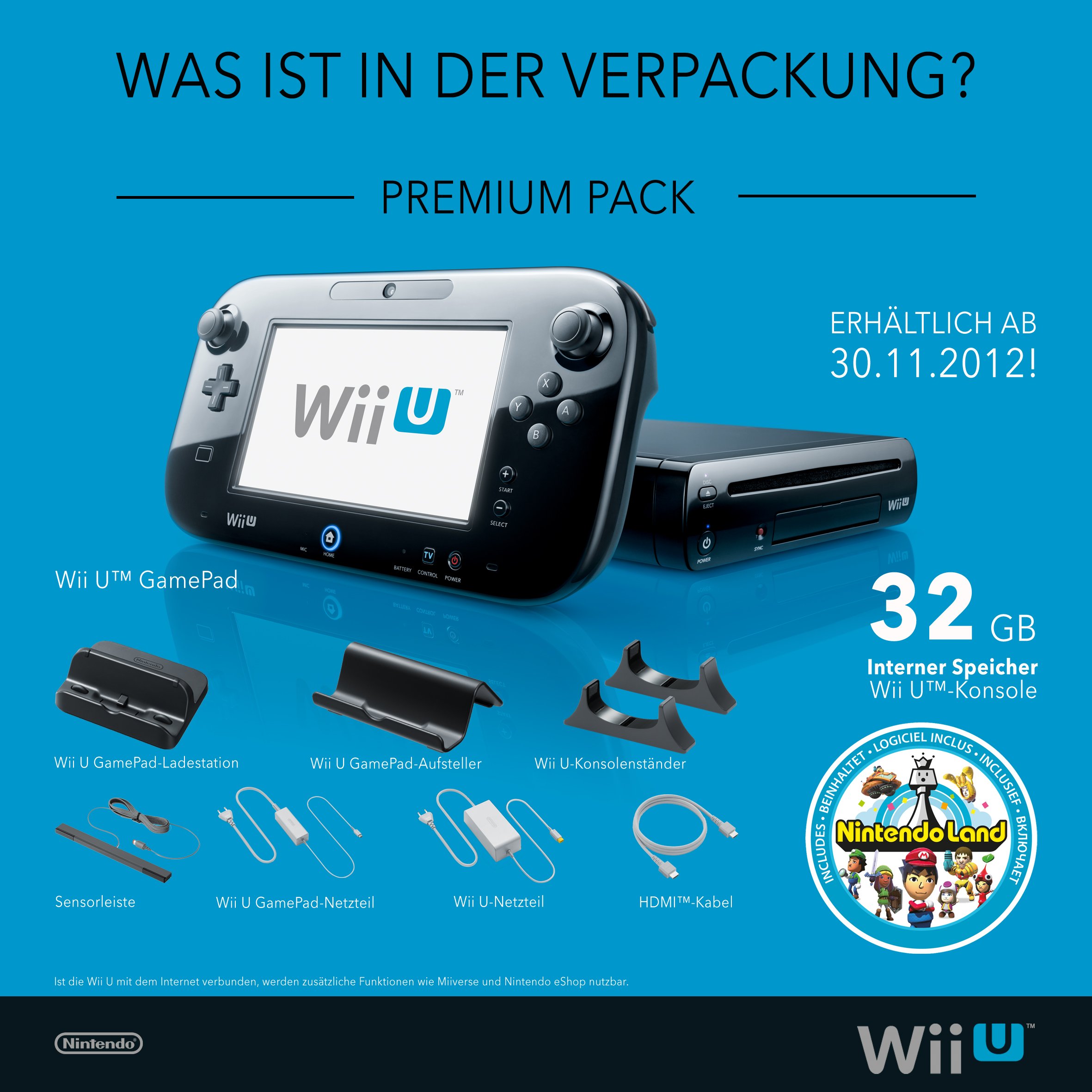 Amazon.com: Wii U Console Premium Black (Renewed)