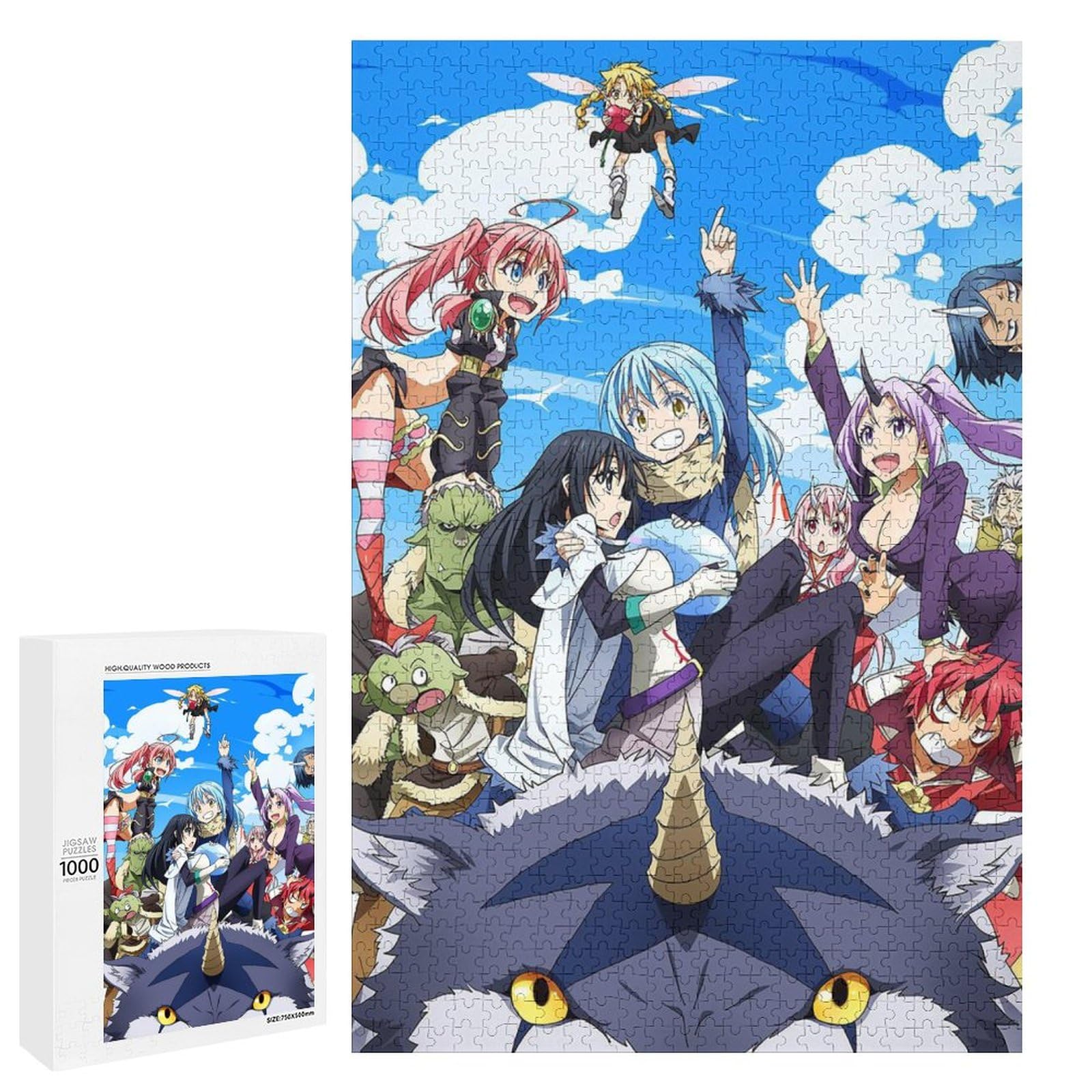 Amazon | 転スラ ジグソーパズル 500ピース 1000ピース木製パズル