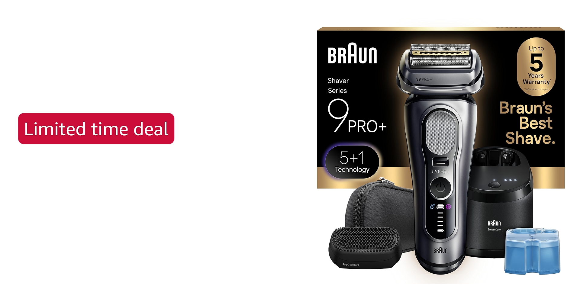 Amazon.com: Braun Series 9 PRO+ Electric Shaver, Wet & Dry Razor