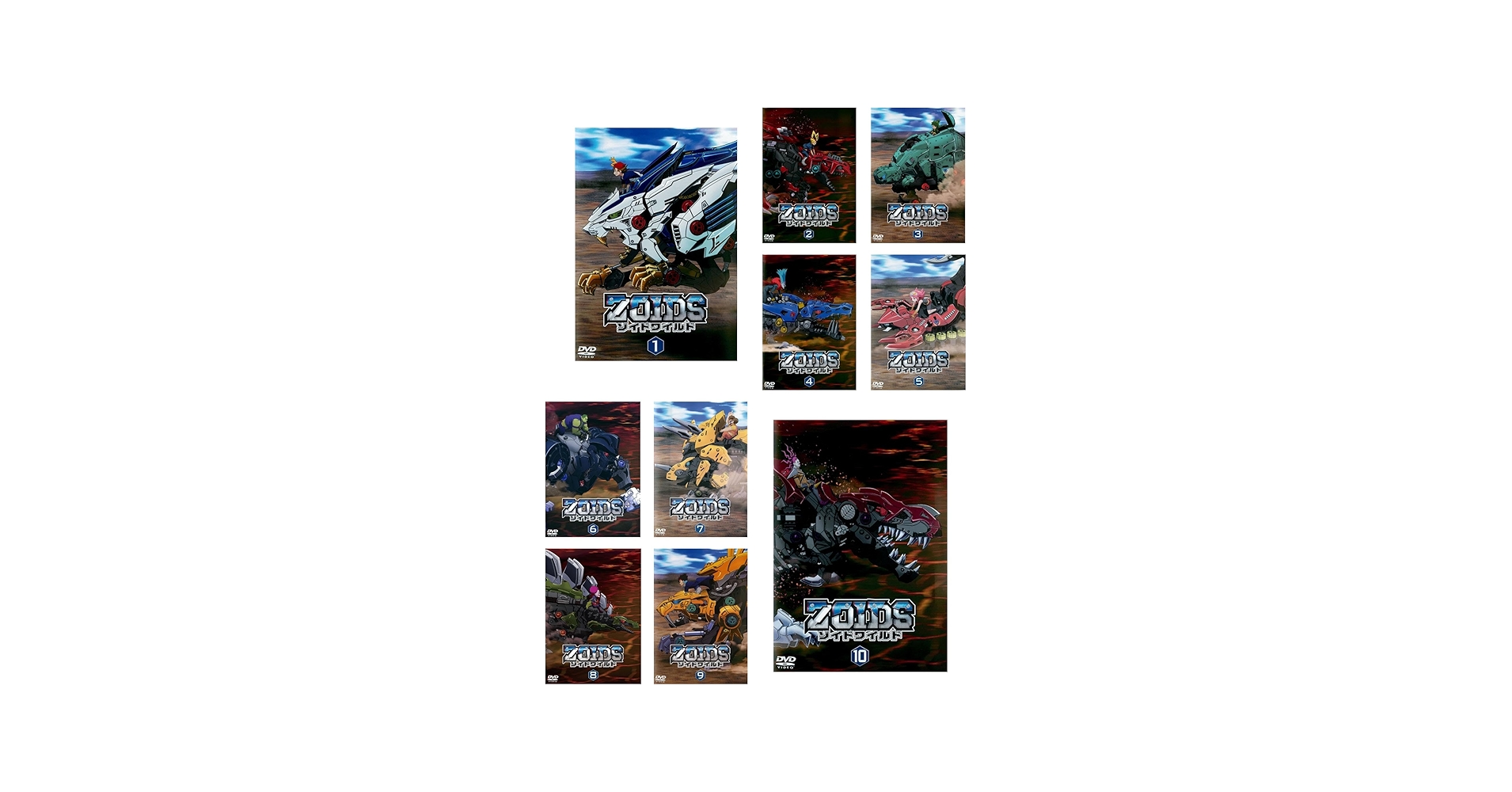 ZOIDS ゾイドワイルド DVD-BOX 全5巻セット Amazon.co.jp: ZOIDS