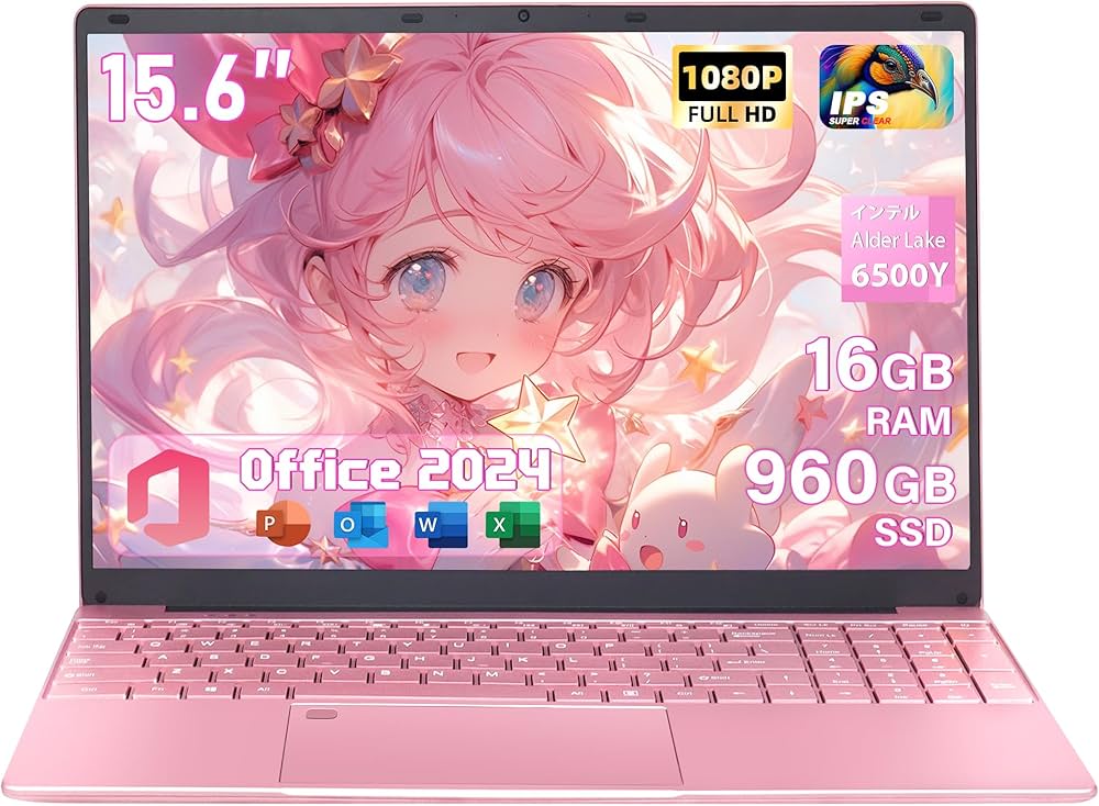 Amazon.co.jp: ノートパソコン【Win 11/MS Office 2024搭載】ラップ