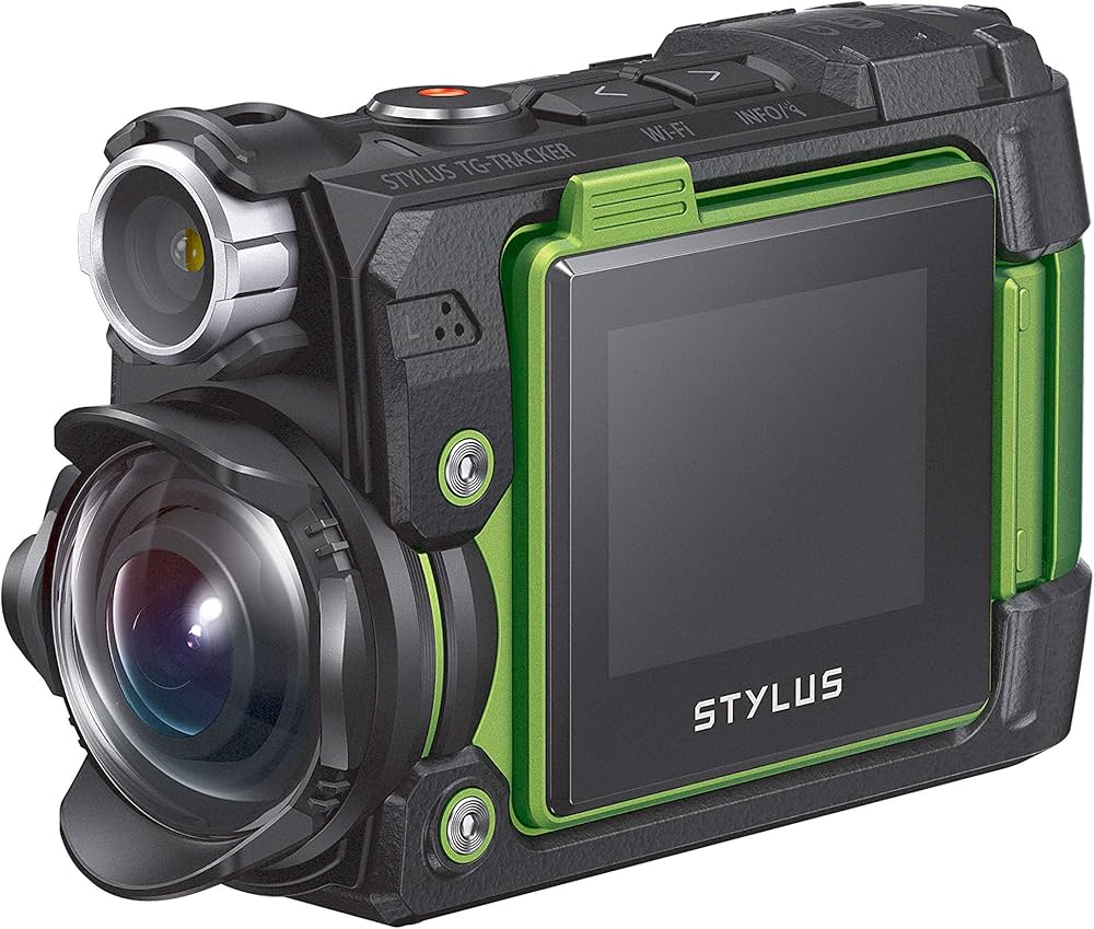Amazon.co.jp: OLYMPUS Action Camera STYLUS TG-4 Tracker, green