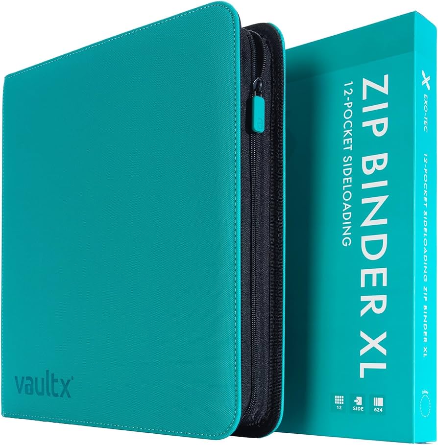 Amazon.com: Vault X 12 XL Pocket Trading Card Zip Binder - 624