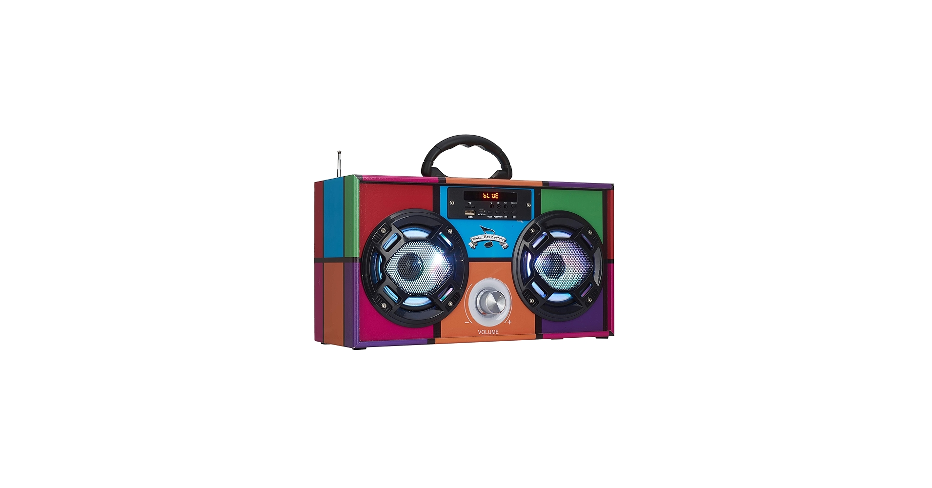 Amazon.com: Wireless Express - Mini Boombox with LED Speakers