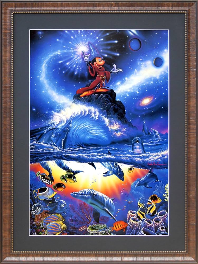 ラッセン ソーサラー オブ ザ シー額装済み ラッセン ソーサラー オブ