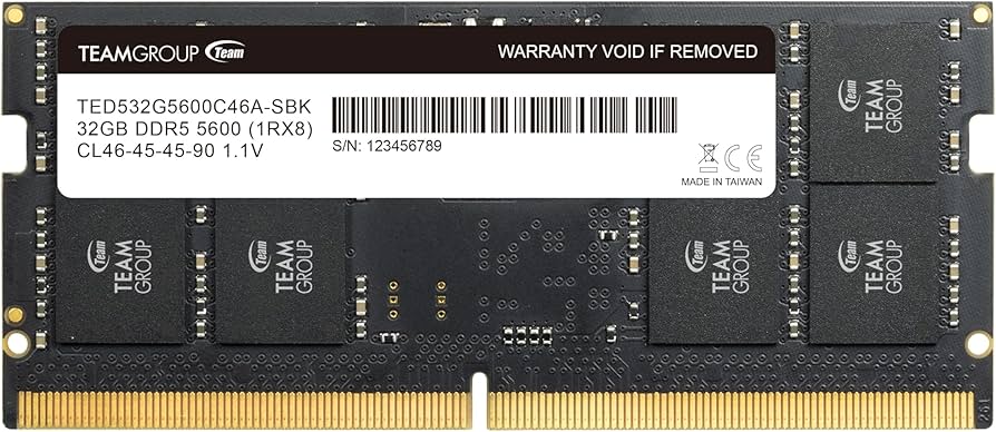 Amazon.co.jp: TEAMGROUP Elite SODIMM DDR5 32GB 5600Mhz (PC5-44800