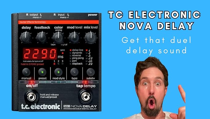 Amazon.com: TC Electronic ND-1 Nova Delay Guitar Pedal : Musical