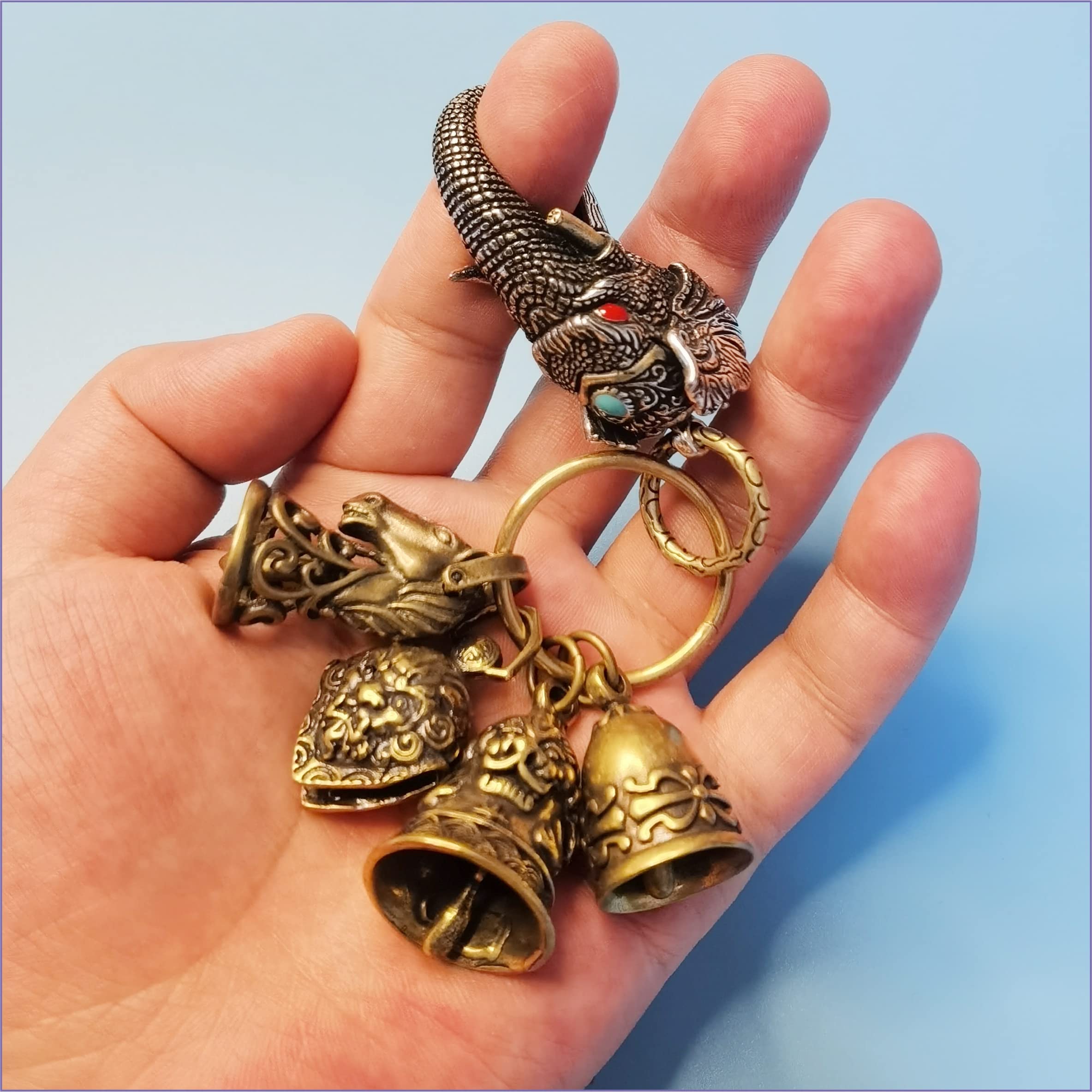 Amazon.com - Guardian Bell Motorcycle, Brass Sleigh Bells for