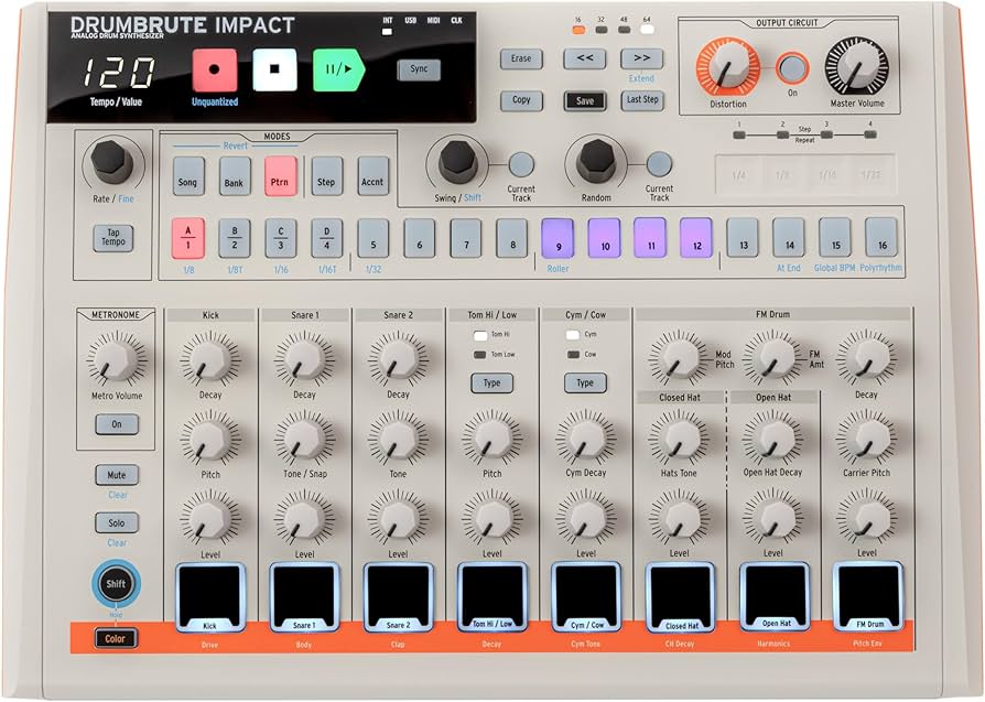 Amazon | Arturia DrumBrute Impact 1984 アナログドラムマシン