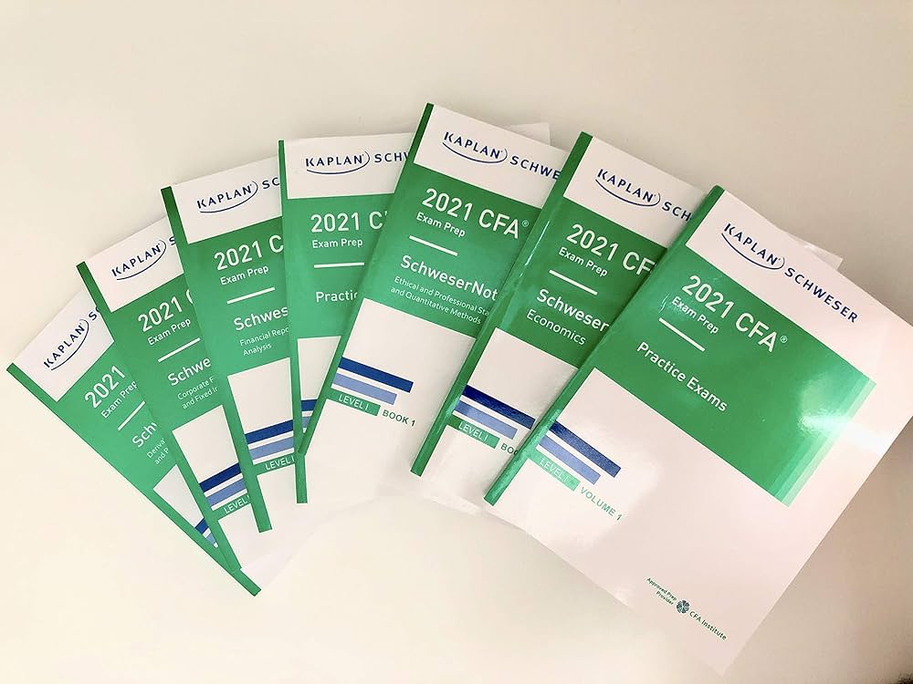 2021 CFA Level 1 Schweser Notes: Content Books 1-5, Practice Exam
