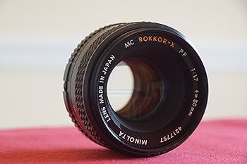Amazon.co.jp: MINOLTA ミノルタ MC ROKKOR-PF 50mm F1.7 : 家電＆カメラ