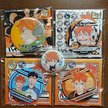ハイキュー 日向翔陽 缶バッジ セット売り④ Amazon.co.jp: ハイキュー