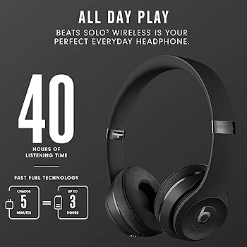 Amazon.com: Beats Solo3 Wireless On-Ear Headphones - Apple W1