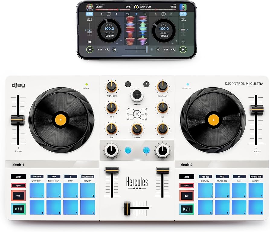 Amazon.com: Hercules DJControl Mix Ultra – Mobile DJ Controller