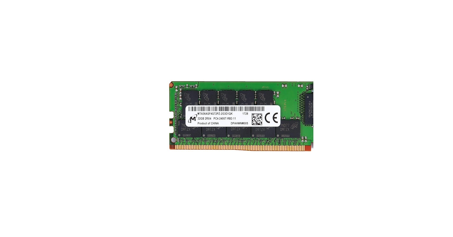 MICRON 32GB PC4-2400T-R Registered ECC 2RX4 Memory RDIMM