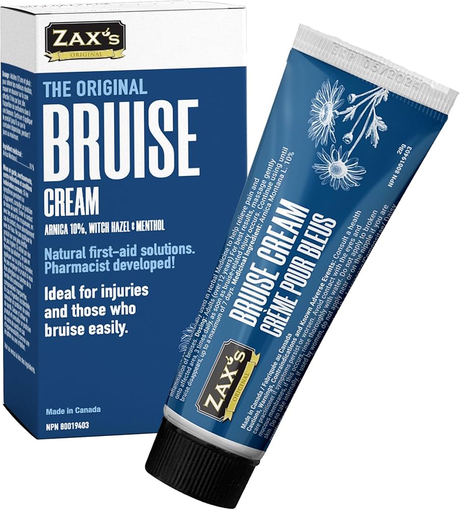 Amazon.com: ZAX'S ORIGINAL Bruise Cream - Arnica and Witch Hazel