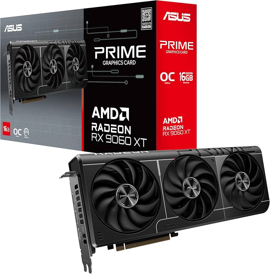 Amazon.com: ASUS Prime Radeon™ RX 9060 XT 16GB GDDR6 OC Edition