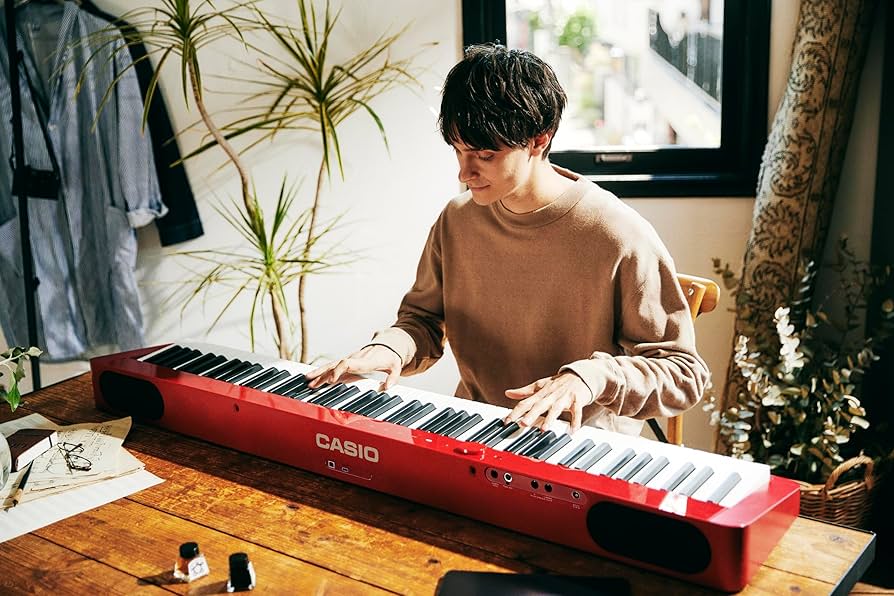 Amazon | カシオ (CASIO) 電子ピアノ Privia PX-S1100RD (レッド) 88