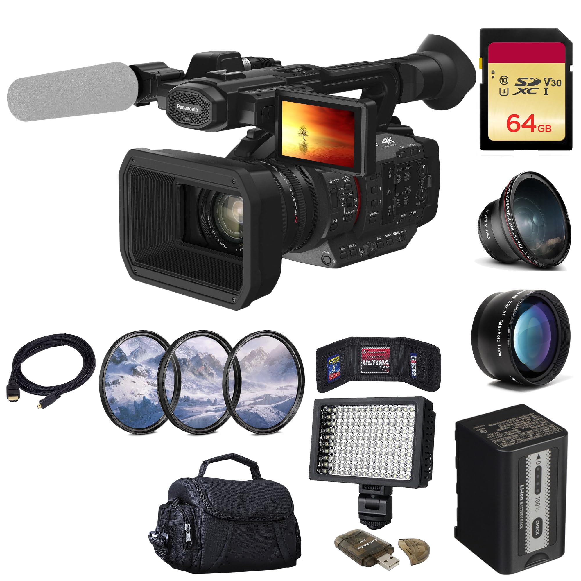 Amazon.com : Panasonic HC-X20 4K Mobile Camcorder with Rich