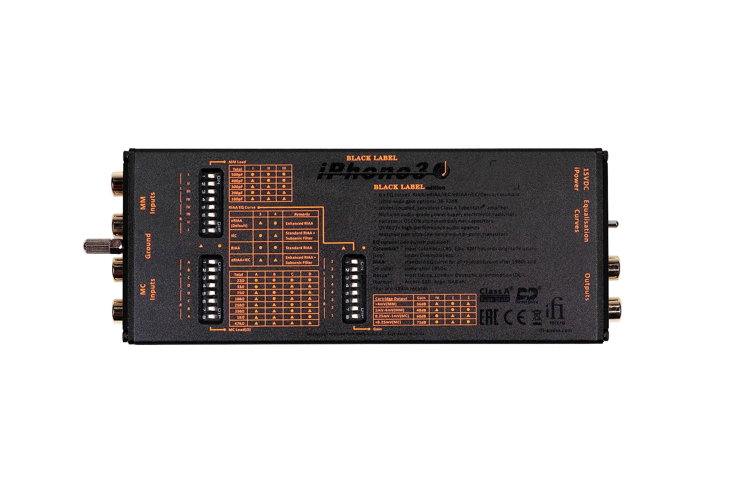 Amazon | iFi audio micro iPhono3-BL MC/MMフォノイコライザー【国内