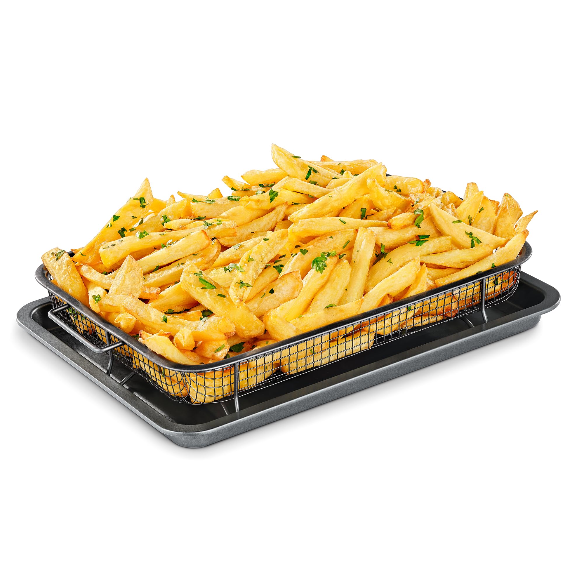 Amazon.com: Bakken Swiss Air Fryer Tray, 2 in 1 Nonstick Crisper