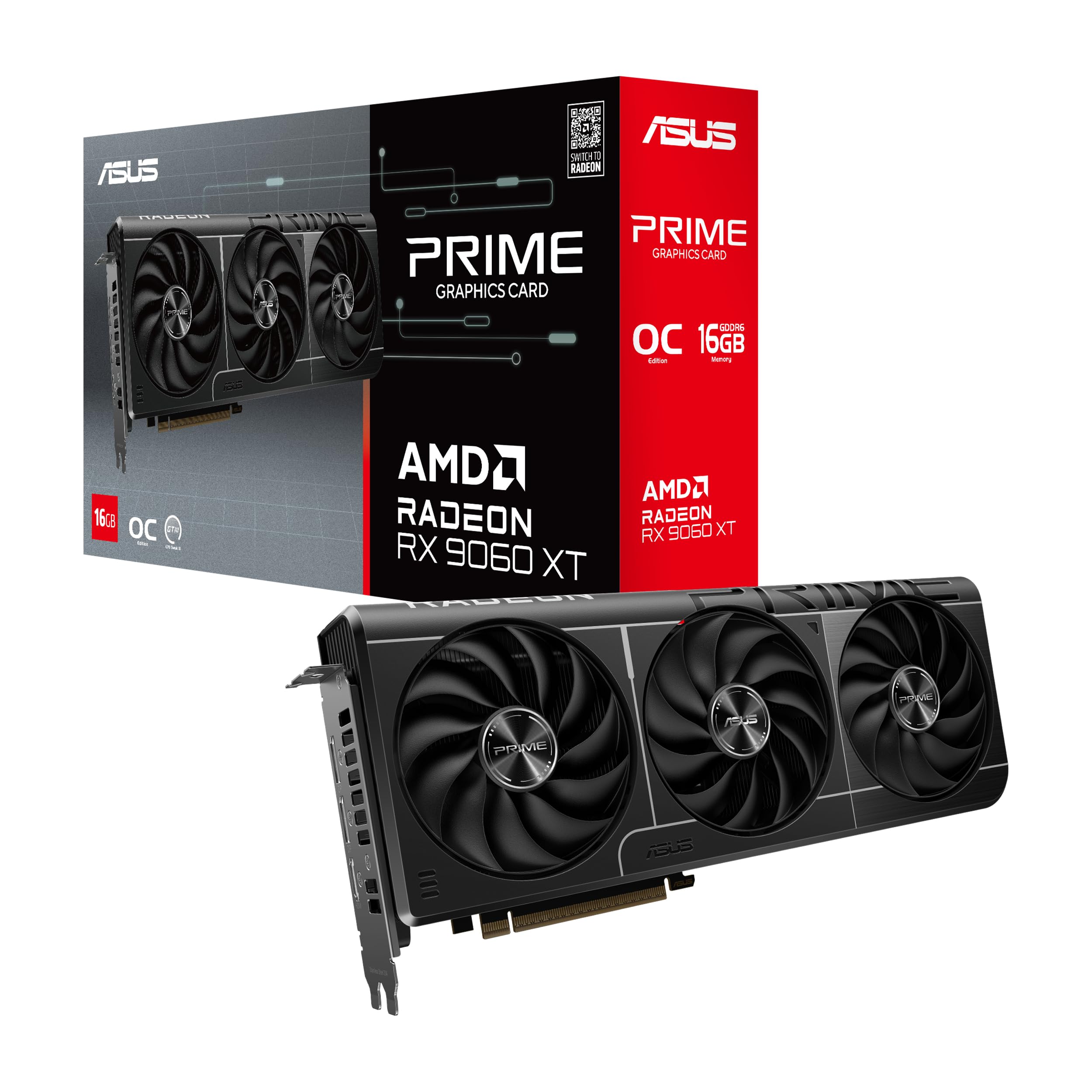 Amazon.com: ASUS Prime Radeon™ RX 9060 XT 16GB GDDR6 OC Edition