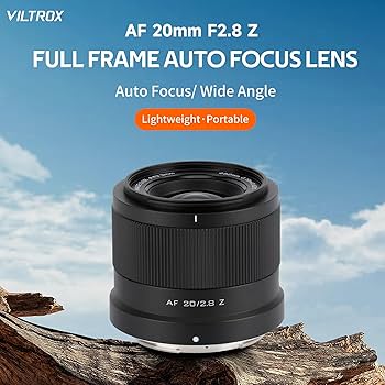Amazon.com : VILTROX 20mm F2.8 f/2.8 AF Lens for Nikon Z Mount