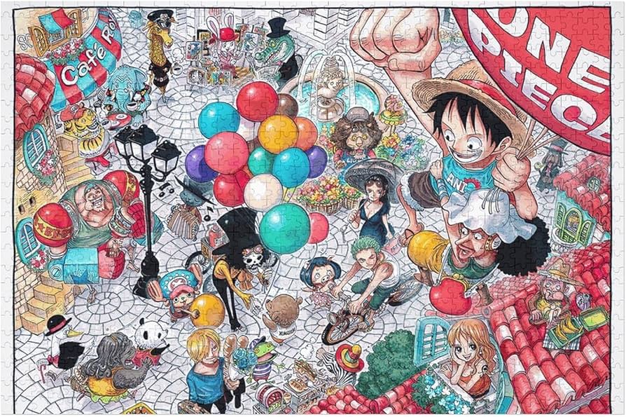 Amazon.co.jp: ワンピース/ONE PIECE 500/1000ピース 木製パズル 減圧