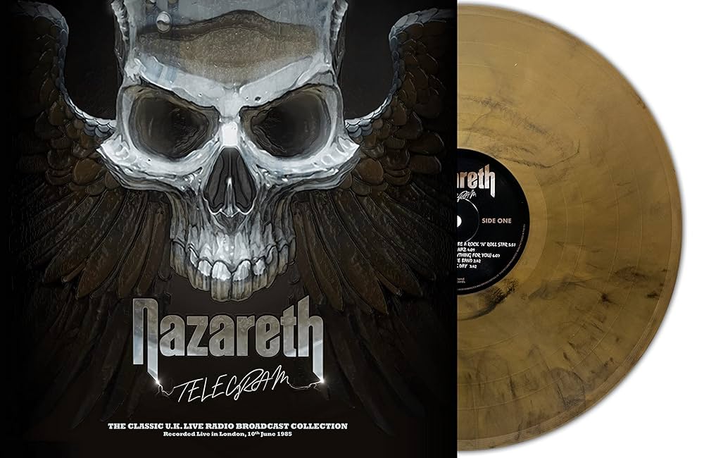 Amazon.com: Nazareth - Telegram [VINYL] Gold Marble: CDs & Vinyl