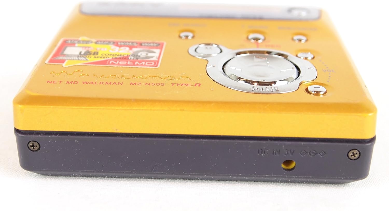 Sony - Brandclub - Sony MZ-N505 Net MD Walkman Player/Recorder (Gold)