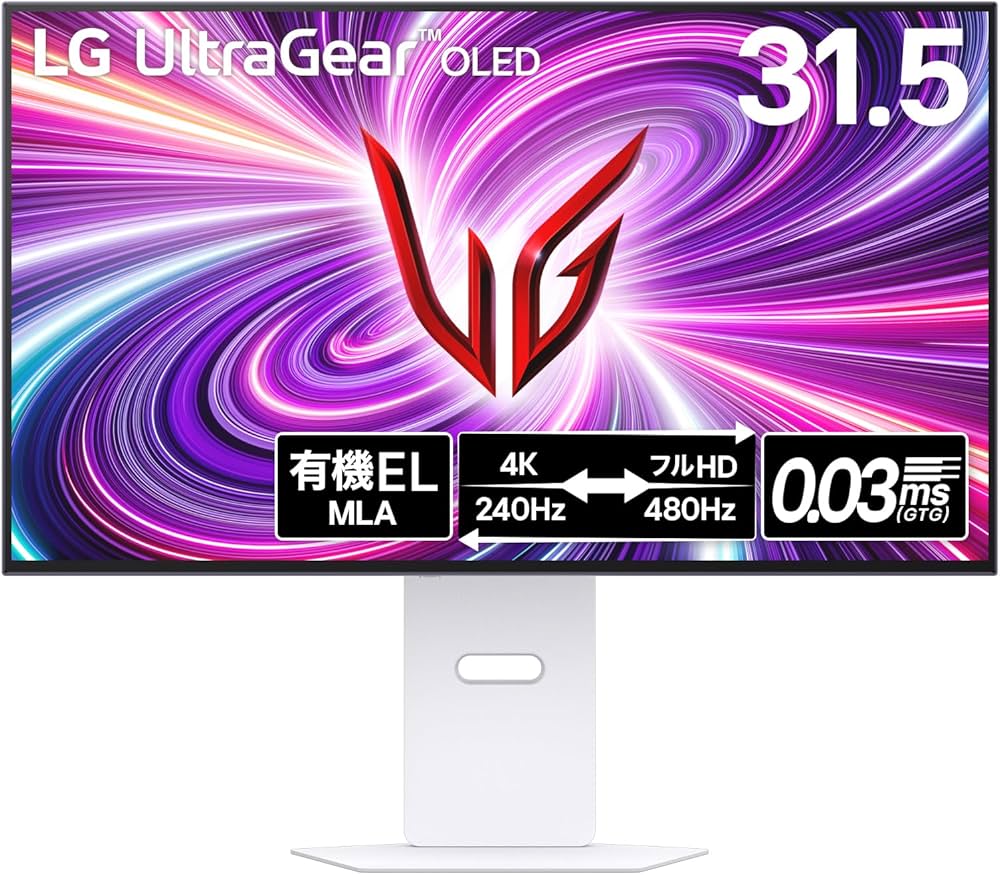 Amazon.co.jp: LG ゲーミングモニター UltraGear OLED 32GS95UV-W 31.5