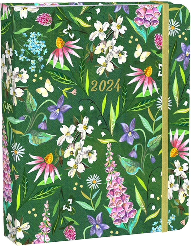 Katie Daisy 2024 Weekly Planner | Deluxe Hardcover 12-Month