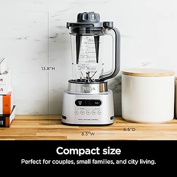 Amazon.com: Ninja SS151 TWISTi Blender DUO, High-Speed 1600 WP