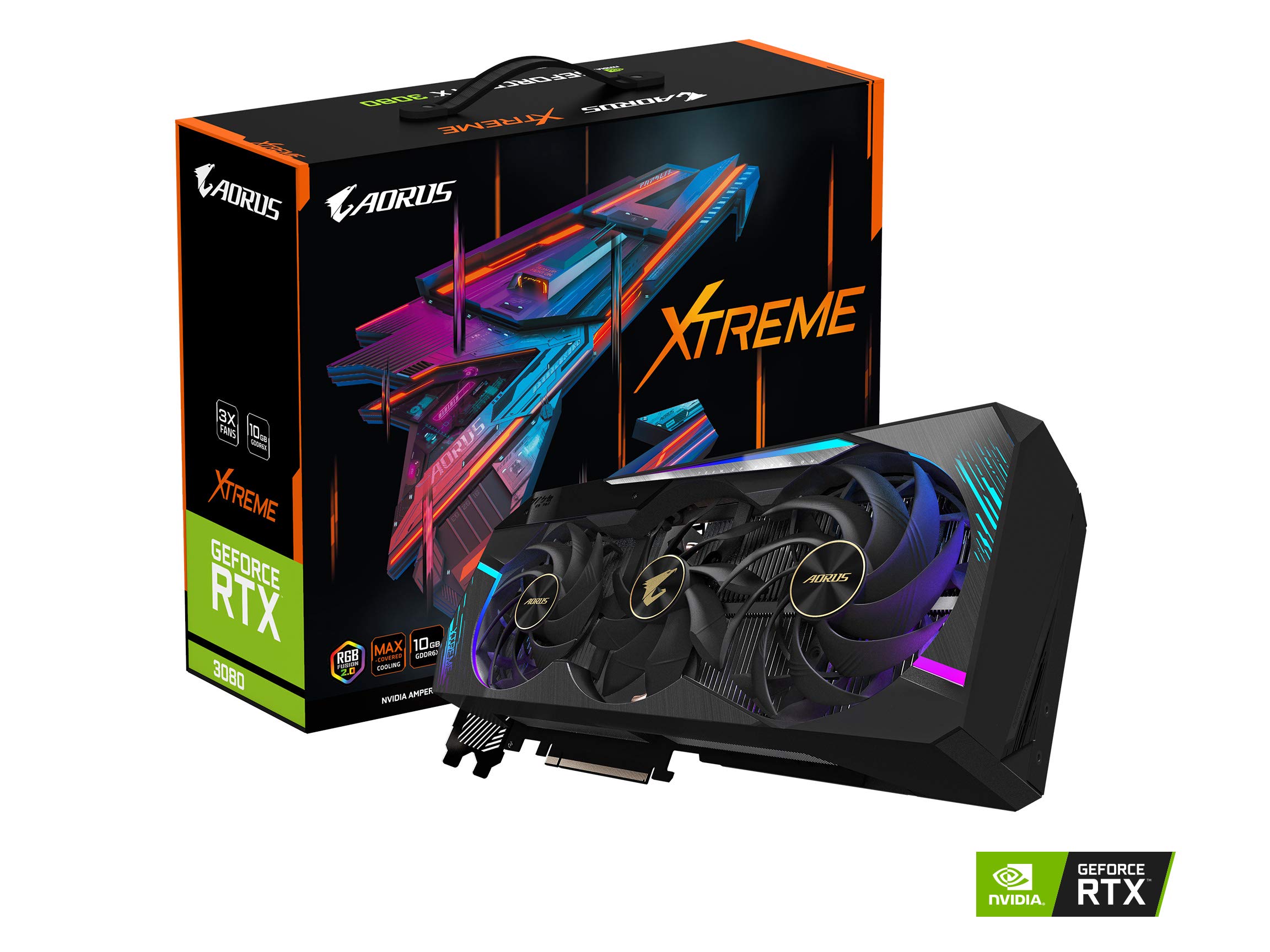 Amazon.com: GIGABYTE AORUS GeForce RTX 3080 Xtreme 10G Graphics