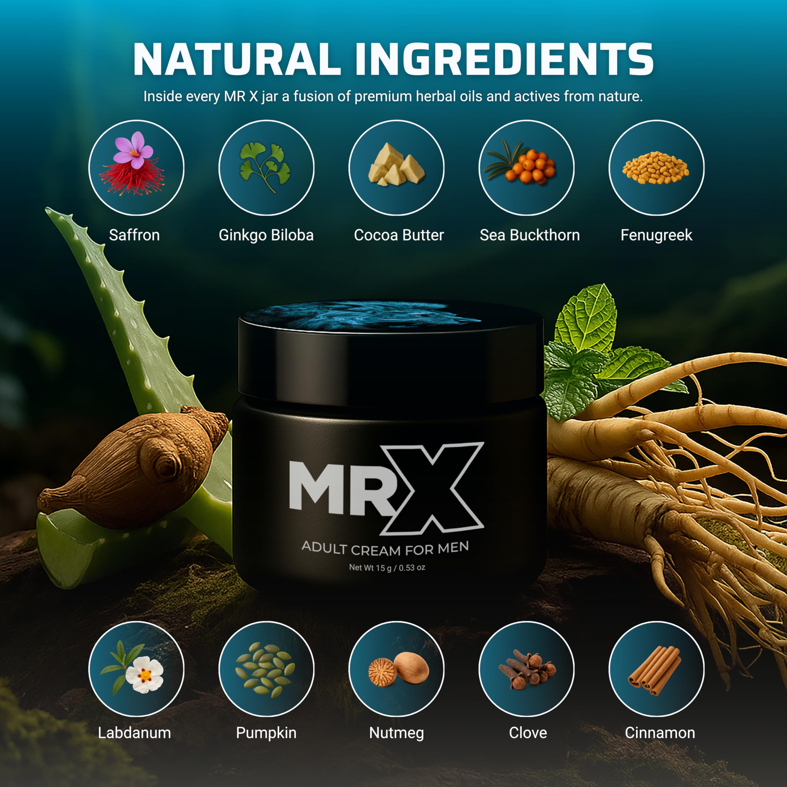 Amazon.com : MRX Premium Herbal Cream for Men – Made in Japan, 30+