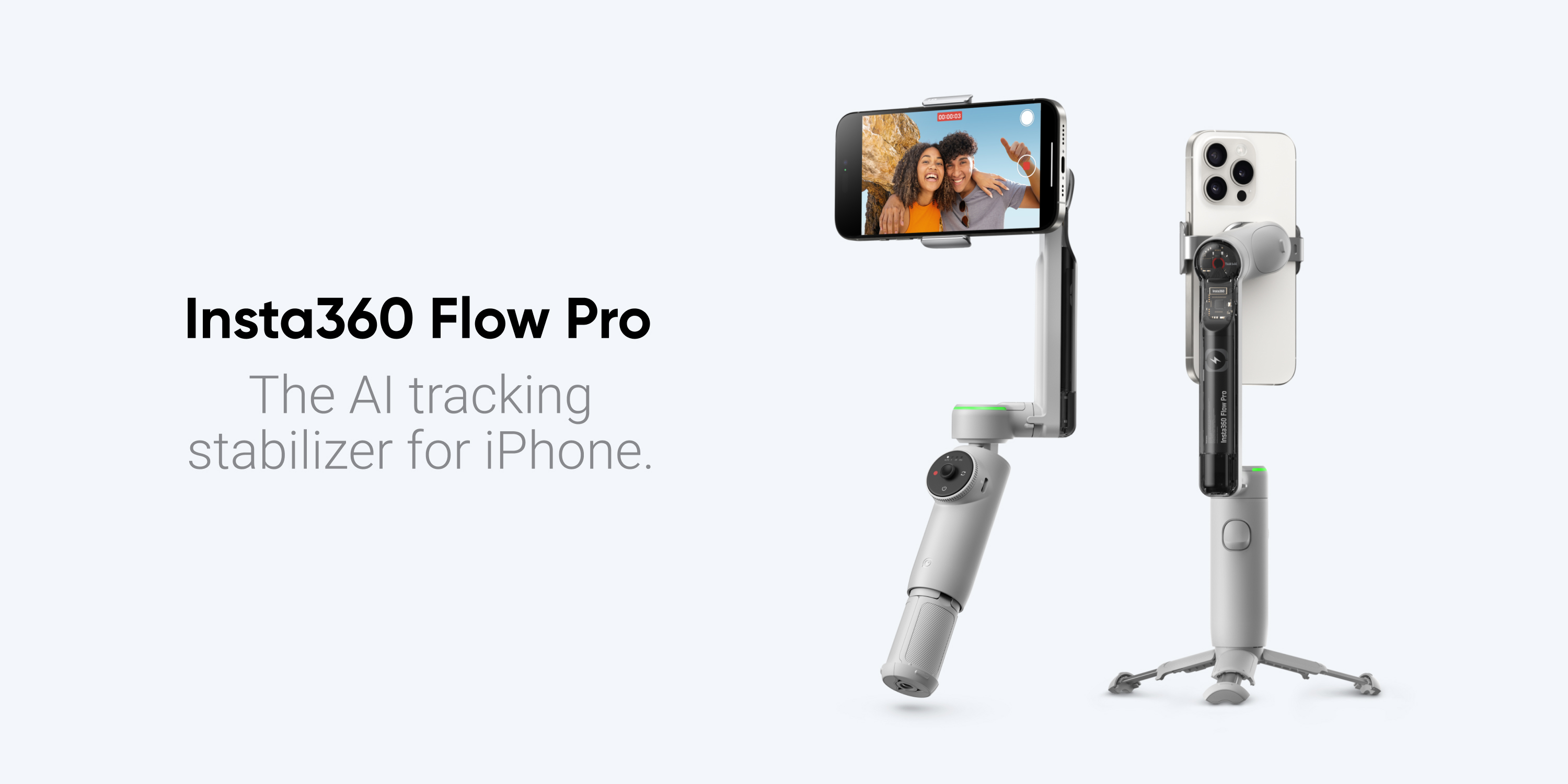Amazon.com: Insta360 Flow Pro - AI-Powered Gimbal Stabilizer for