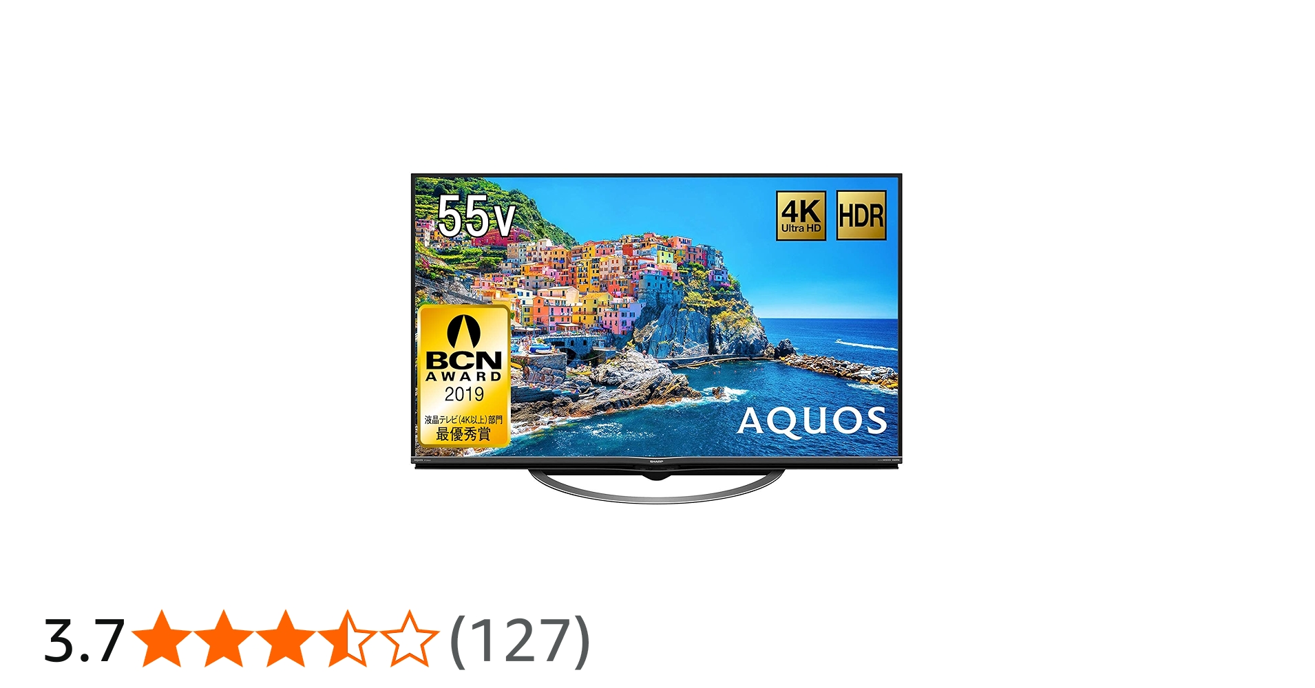 Amazon.co.jp: Sharp Aquos 55V 4T-C55AJ1 LCD TV 4K Android TV HDR