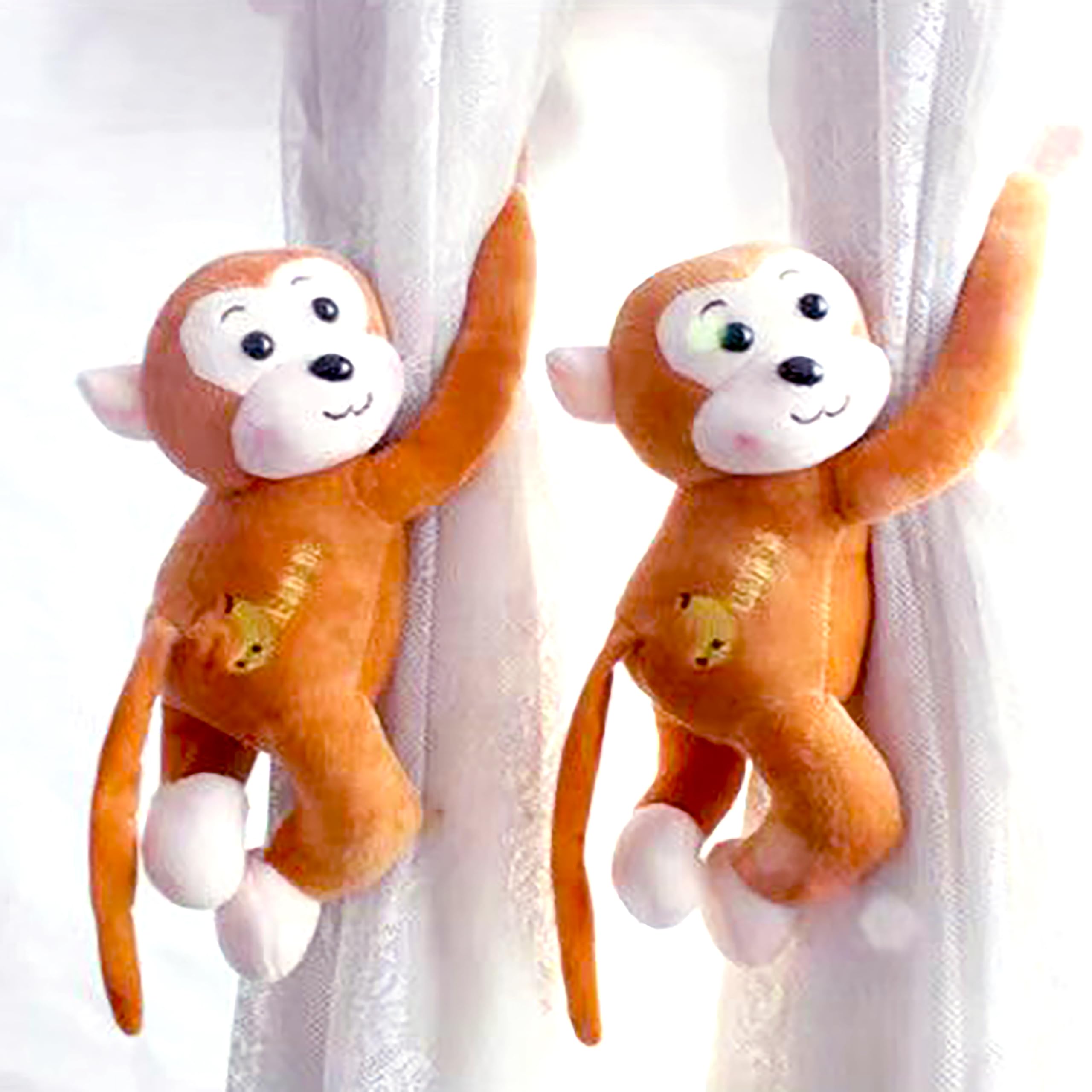 Amazon.co.jp: 2個セット ぬいぐるみ カーテンタッセル ふさかけ