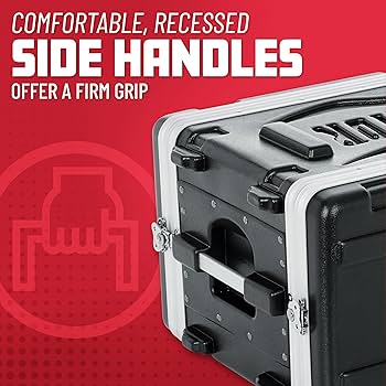 Amazon.com: Gator Cases Lightweight Molded 6U Rack Case with Heavy