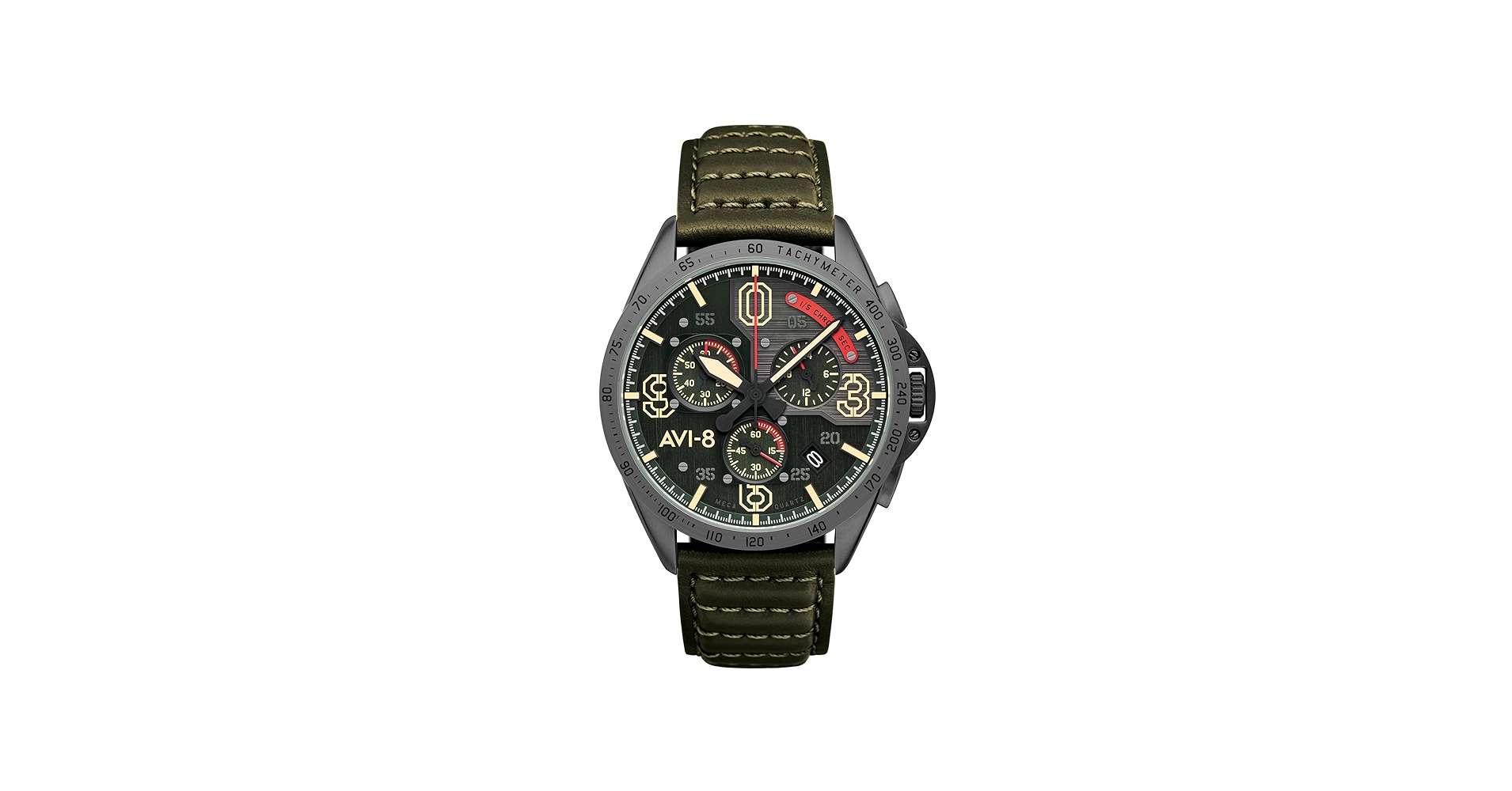 Amazon.com: AVI-8 Mens 43mm P-51 Mustang Blakeslee Chronograph