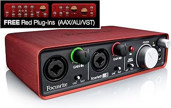 Amazon.com: Focusrite Scarlett 2i2 (1st Gen) USB Recording Audio