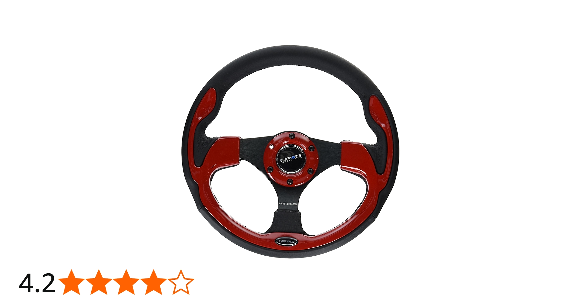 Amazon | NRG Innovations RST-001RD 強化ハンドル(320mmスポーツ