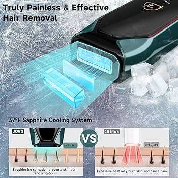 Amazon.com: JOVS Laser Hair Removal, 37°F Painless Hair Removal