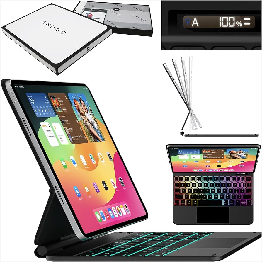 Amazon.com: Snugg iPad Pro 13 Case with Keyboard (M5/M4) with