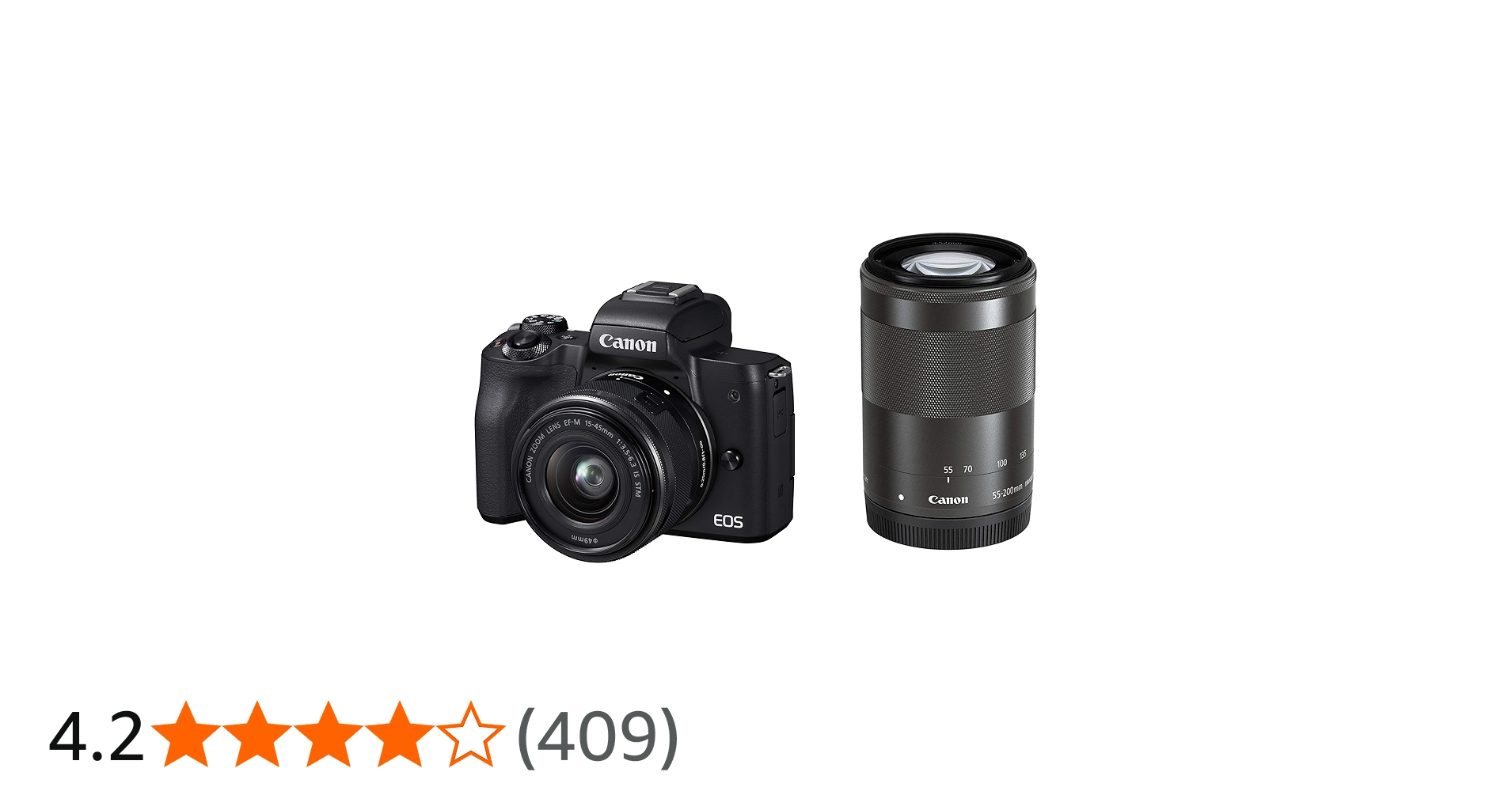 Amazon.co.jp: Canon EOSKISSMBK-WZK EOS Kiss M Mirrorless Digital