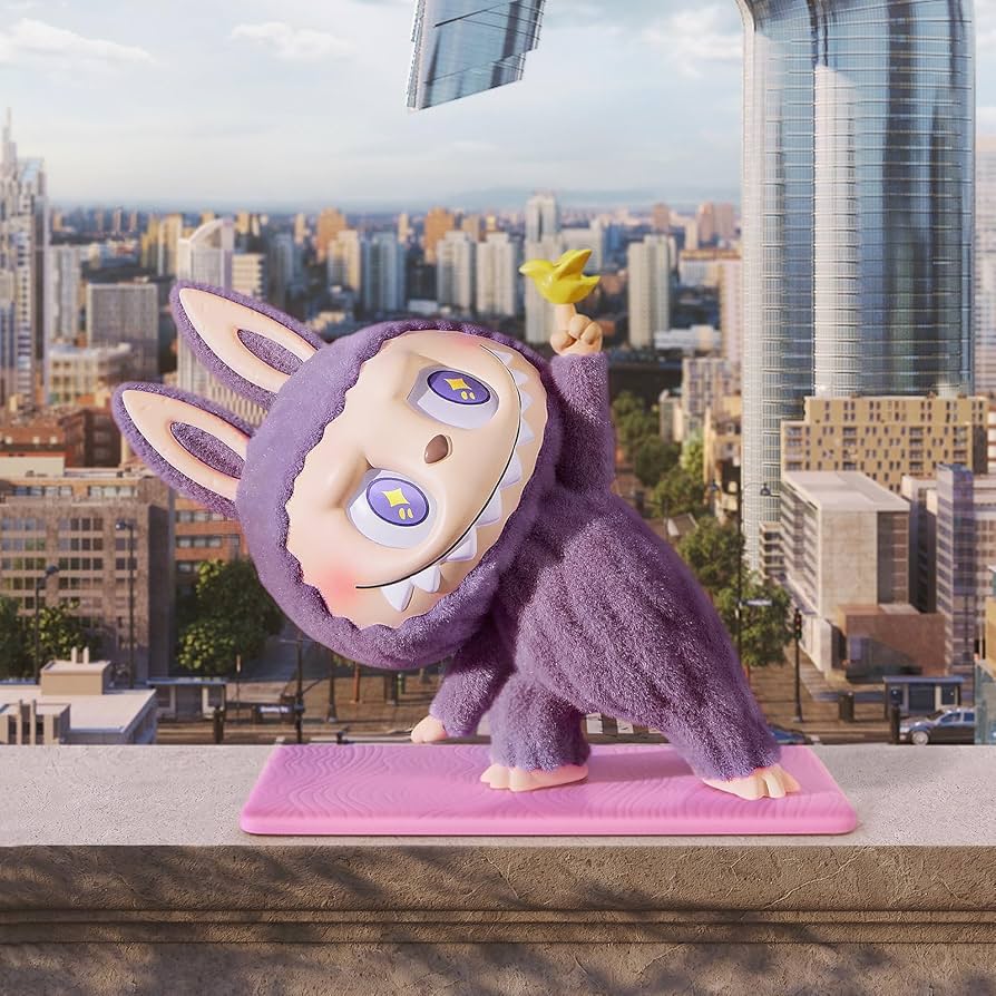 Amazon.com: POP MART The Monsters Lazy Yoga Series Figures, 10PCs