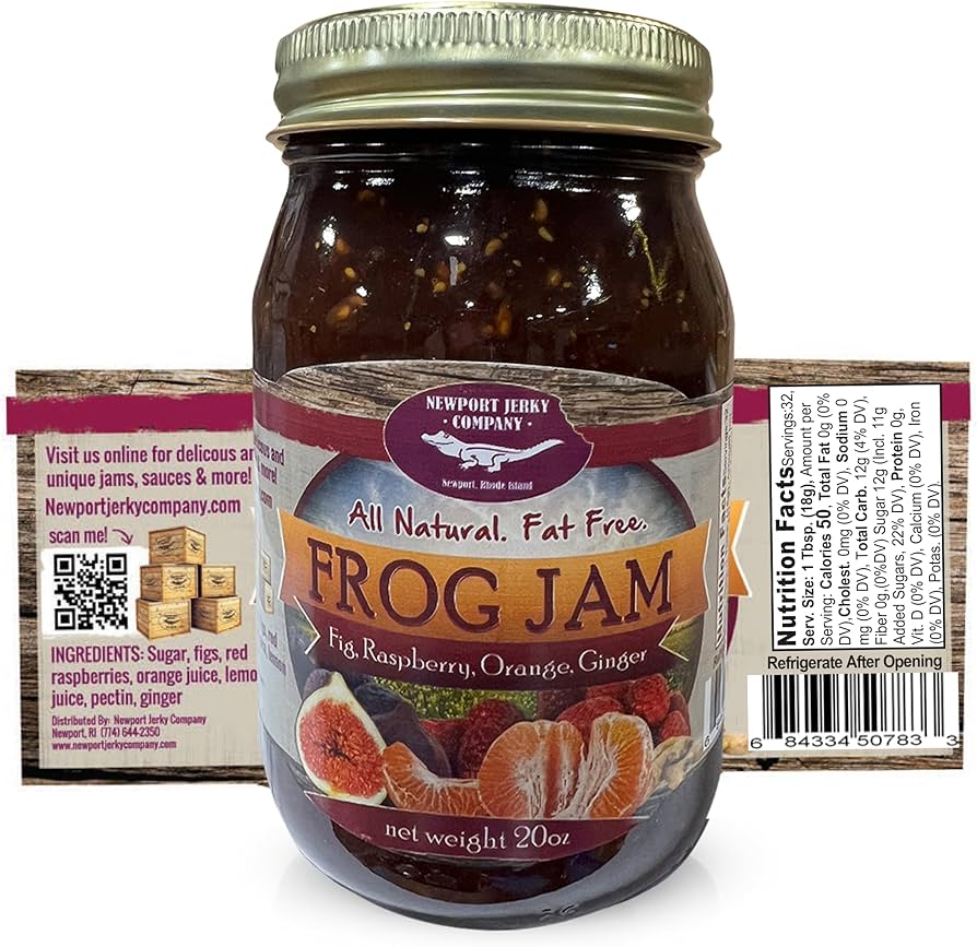 Amazon.com: Newport Jerky Company Frog Jam | Classic Spread for