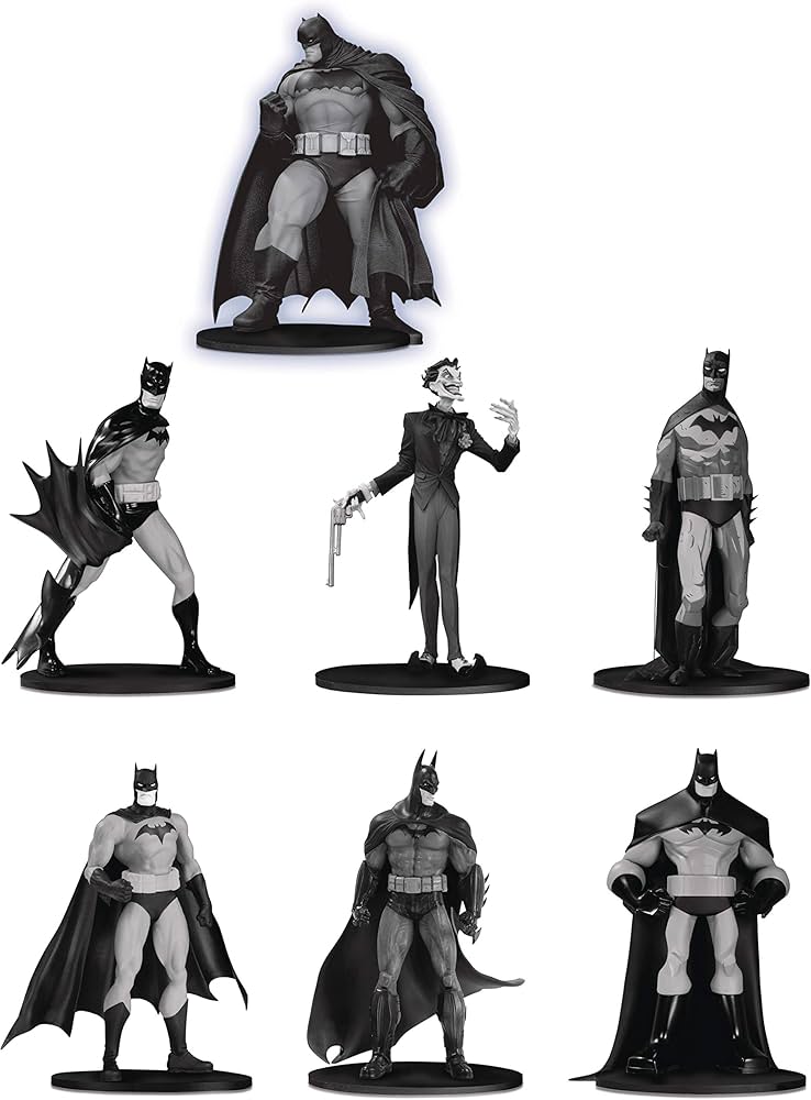 Amazon.com: DC Collectibles Batman Black & White Mini Figure 7